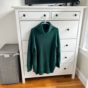 Cowl Neck Sweater Dress